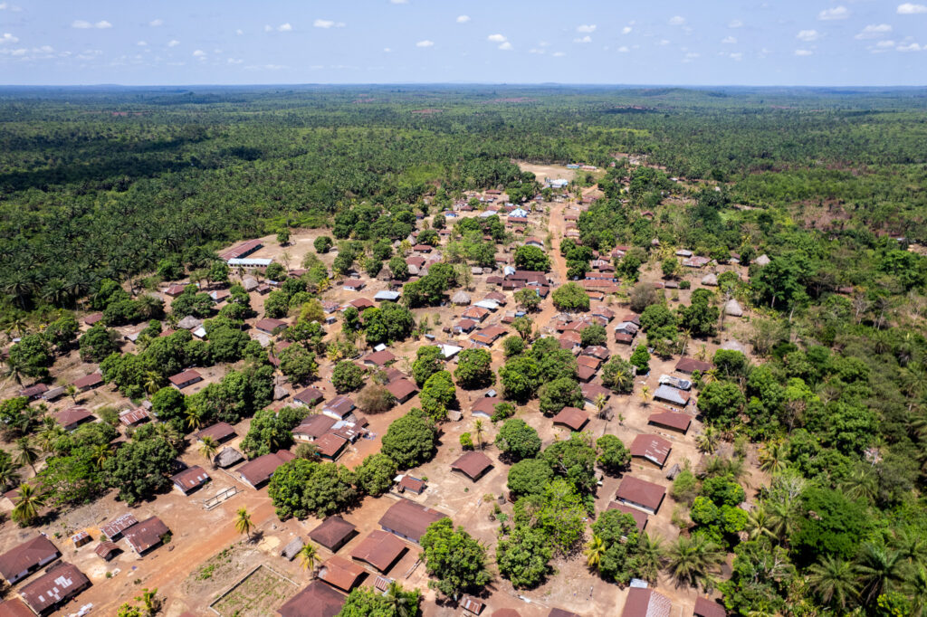 Mamboma Village from above